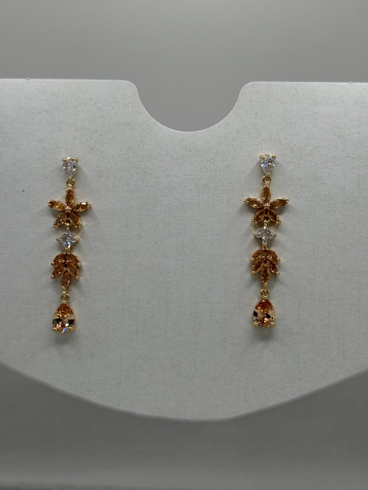 crystal drop earrings